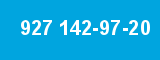 927 142-97-20